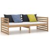 vidaXL Day Bed without Mattress Honey Brown Solid Wood Pine 90x200cm