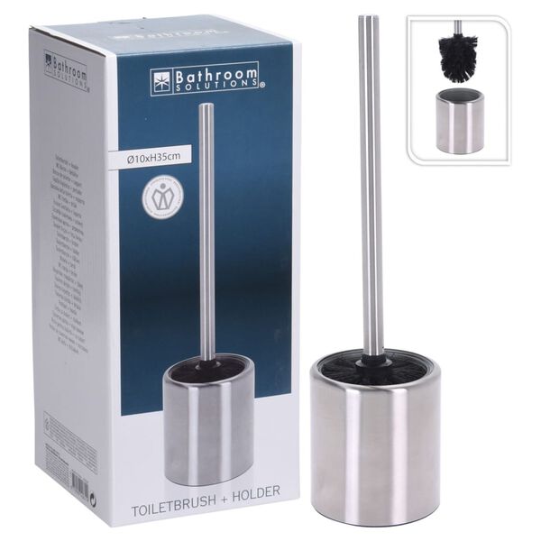 Bathroom Solutions Toilet Brush and Holder 35 cm