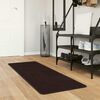 vidaXL Rug Runner MARSA Anthracite 100 x 50 cm Polyester and PVC