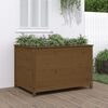 vidaXL Garden Raised Bed Honey Brown 119.5x82.5x78 cm Solid Wood Pine