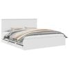 vidaXL Bed Frame with Drawer White 180 x 200 cm Engineer Wood