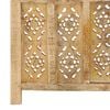vidaXL Hand carved 3-Panel Room Divider 120x165 cm Solid Mango Wood
