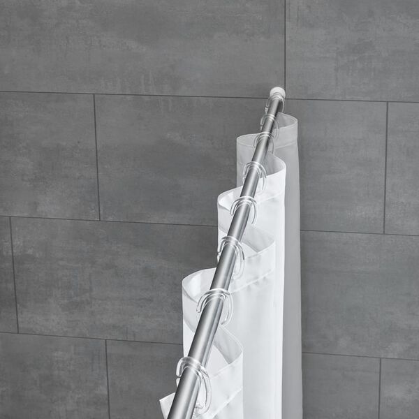 Kleine Wolke Telescopic Shower Curtain Rod 75-125 cm Chrome