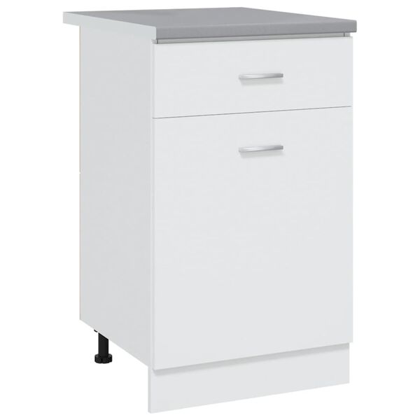 vidaXL Kitchen Countertop Grey 50x60x2.8 cm Engineered Wood