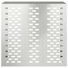 vidaXL Air Conditioner Cover Silver 110 x 50 x 105 cm Galvanised Steel
