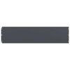 vidaXL Lawn Edgings 20 pcs Anthracite 25x103 cm Cold-rolled Steel