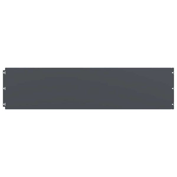 vidaXL Lawn Edgings 20 pcs Anthracite 25x103 cm Cold-rolled Steel