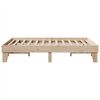 vidaXL Bed Frame without Mattress 150x200 cm King Size Solid Wood Pine