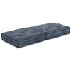vidaXL Modular Sofa Indigo Print 70 x 70 x 36 cm Fabric