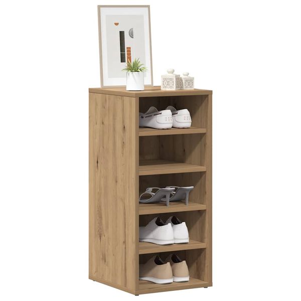 vidaXL Shoe Cabinets 2 pcs Artisan Oak 32x35x70 cm Engineered Wood