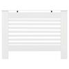 vidaXL Radiator Covers 2 pcs White 112x19x81.5 cm MDF