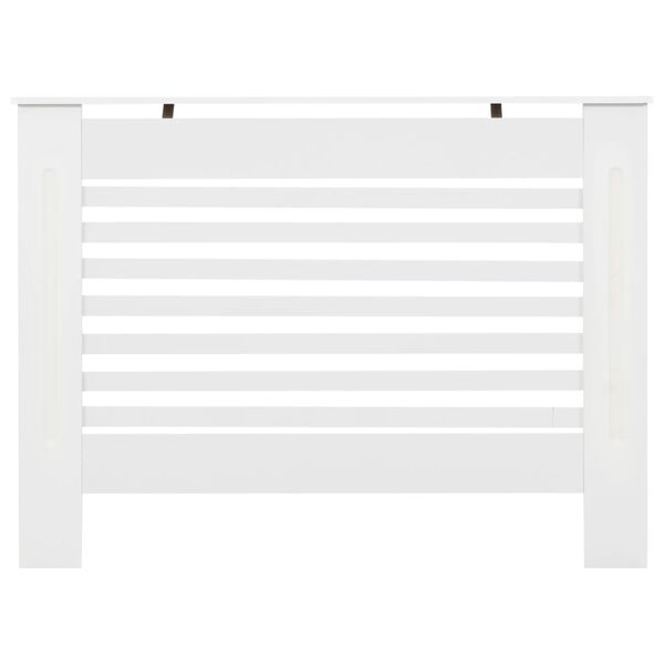 vidaXL Radiator Covers 2 pcs White 112x19x81.5 cm MDF