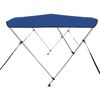 vidaXL 3 Bow Bimini Top Blue 183x140x137 cm