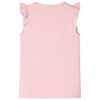 Kids' T-shirt with Ruffle Sleeves Light Pink 140