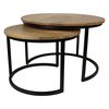 HSM Collection 2 Piece Coffee Table Set Ronin Round
