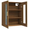 vidaXL Hanging Wall Cabinet Brown Oak 69.5x34x90 cm