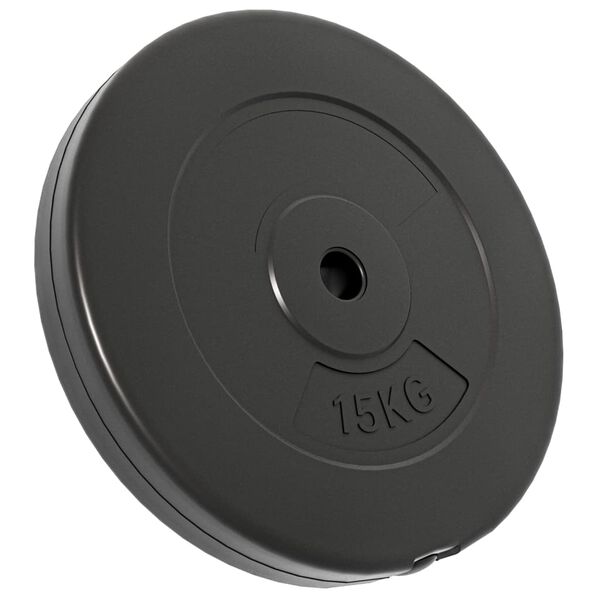 vidaXL Weight Plates 2 pcs 30 kg Cement