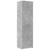 vidaXL Slim Storage Cabinet Concrete Grey 50x42.5x225 cm Engineered Wood
