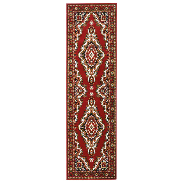 vidaXL Runner Rug BCF Oriental Red 100x400 cm