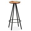 vidaXL Bar Stools 4 pcs Solid Reclaimed Wood