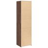 vidaXL Highboard Brown Oak 50x41x185 cm Engineered Wood