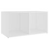vidaXL 4 Piece TV Cabinet Set White Engineered Wood