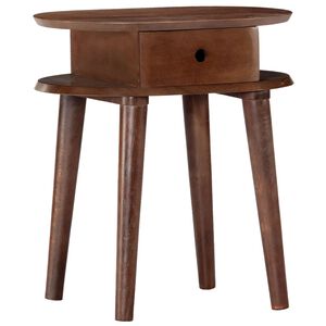 vidaXL Bedside Cabinet 50x35x55 cm Solid Acacia Wood