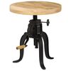 vidaXL Side Table | Natural wood and black