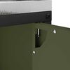 vidaXL Kitchen Storage with Shelf Olive Green 60 x 50 x 92 cm Steel