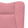 vidaXL Armchair Pink 63 x 67 x 94 cm Velvet