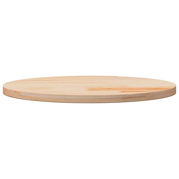 vidaXL Table Top Round &Oslash;70x3 cm Solid Wood Pine