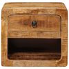vidaXL Wall-mounted Beside Cabinet with Drawer Brown 40 x 30 x 36 cm
