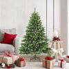 vidaXL Artificial Christmas Tree with 150 LEDs Green 150 cm PE and PVC