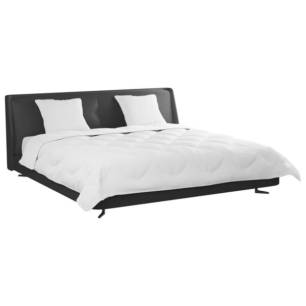 vidaXL Duvet with Pillow 3 pcs White Microfibre