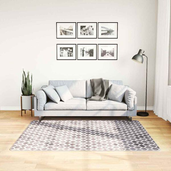 vidaXL Rug Washable Multicolour 120x170 cm Anti Slip