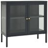 vidaXL Sideboard | Anthracite | Powder-coated steel | Medium | Sideboard
