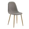 Venture Home Dining Chairs 2 pcs Polar Polyester Grey and Natural