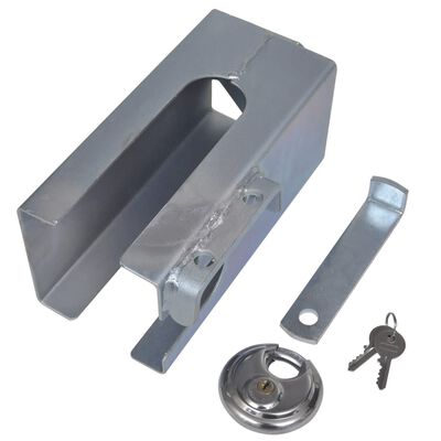 Anti-theft Trailer Coupling Hitch Lock with Lock 110 x 110 mm