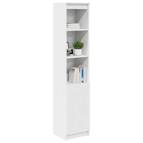 vidaXL Highboard White 37.5x35x180 cm Engineered Wood