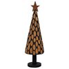 vidaXL Christmas Tree with Stand Brown 149 cm Solid teak wood