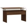 vidaXL Coffee Table Brown Oak 102x50.5x52.5 cm Engineered Wood