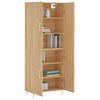 vidaXL Highboard Sonoma Oak 69.5x34x180 cm Engineered Wood