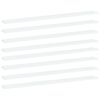 vidaXL Bookshelf Boards 8 pcs White 100x10x1,5 cm Engineered Wood