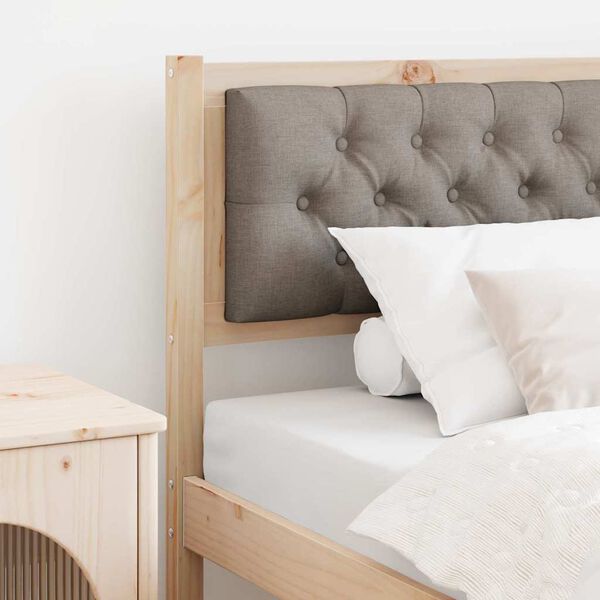 vidaXL Headboard Other Brown and taupe 90 cm Solid pine wood