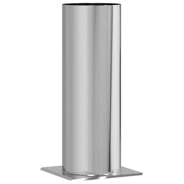 vidaXL Chimney Head Extension Silver 29 x 29 x 50 cm Stainless Steel