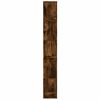 vidaXL Bookcase 5-Tier Smoked Oak 45x23.5x162.5 cm Engineered Wood