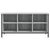 vidaXL Shoe Cabinet Grey Sonoma 100x35x50 cm Engineered Wood