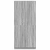 vidaXL Wardrobe Grey Sonoma 90x50x200 cm Engineered Wood