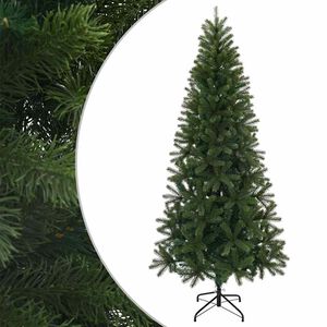 vidaXL Artificial Christmas Tree Green 210 cm PVC, PE and steel