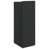 vidaXL Wall-Mounted Cabinet 33 x 34.5 x 93.5 cm Engineered Wood Black